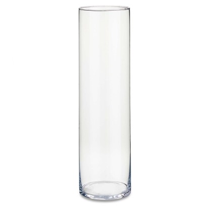 Jarron cristal cilindro 40 cm