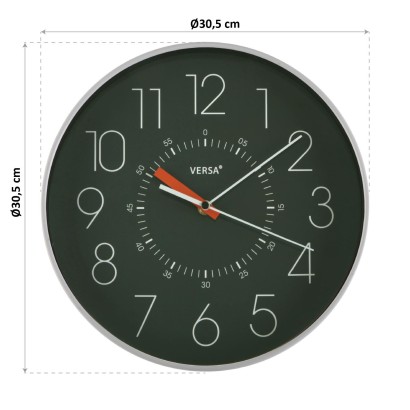 Reloj cocina verde 30,5 cm