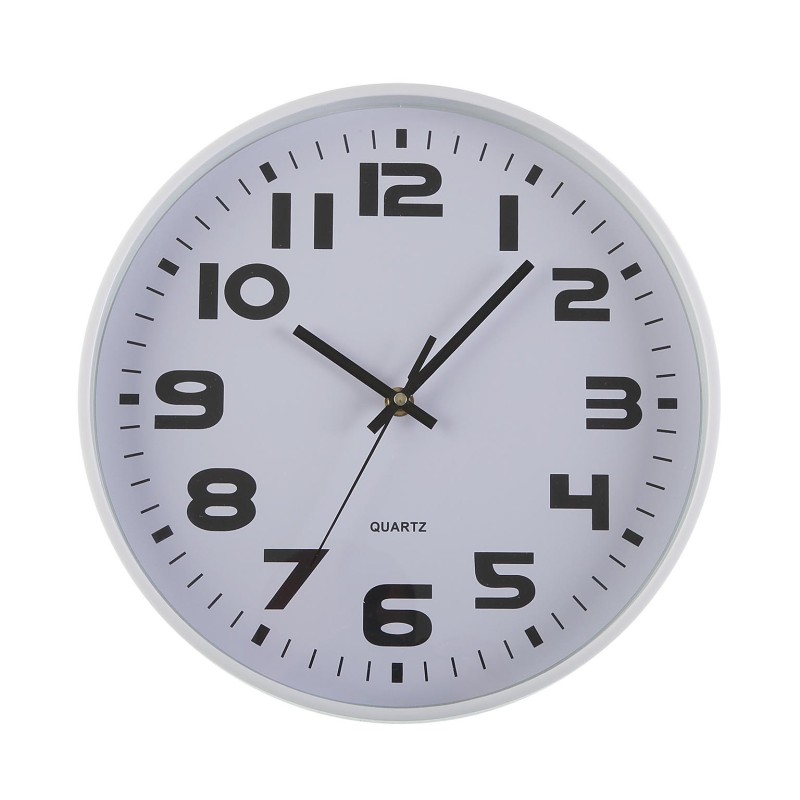 Reloj cocina blanco 30 cm