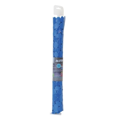 Alfombra de ducha de pvc guijarros 53x53cm azul marino