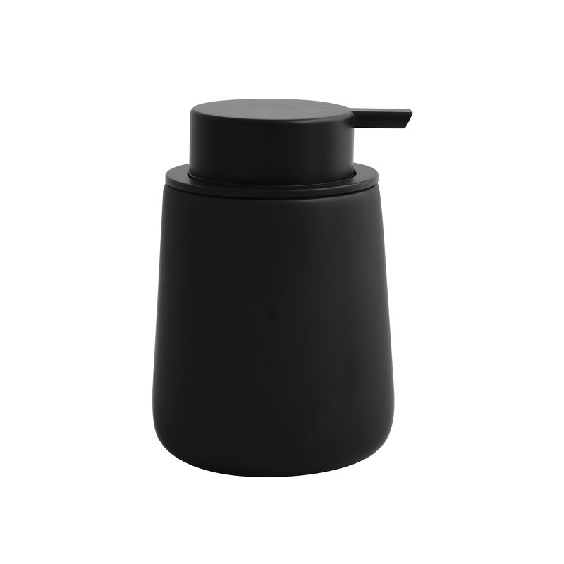 Dispensador de jabón de cerámica maonie negro mate
