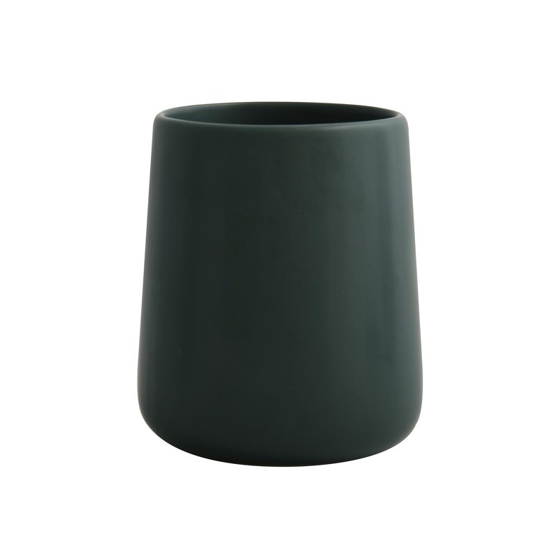 Taza de cerámica maonie verde oscuro
