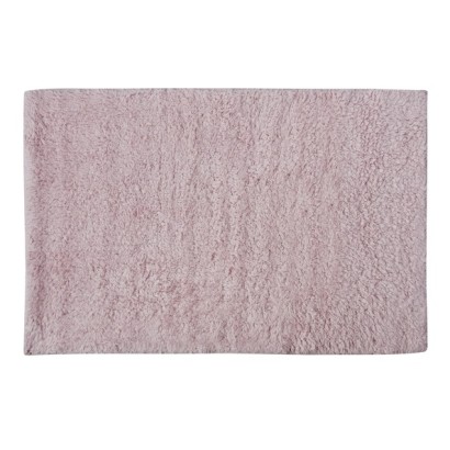 Alfombra de algodón dalija 45 x 70 cm rosa pastel