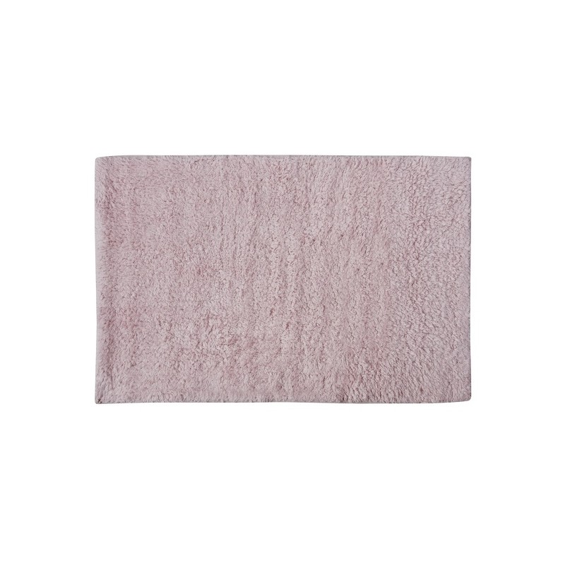 Alfombra de algodón dalija 45 x 70 cm rosa pastel