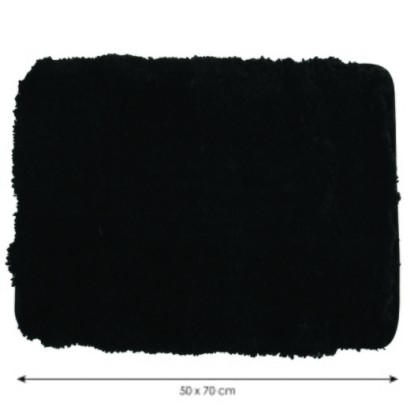 Alfombra de microfibra con suela de latex negro
