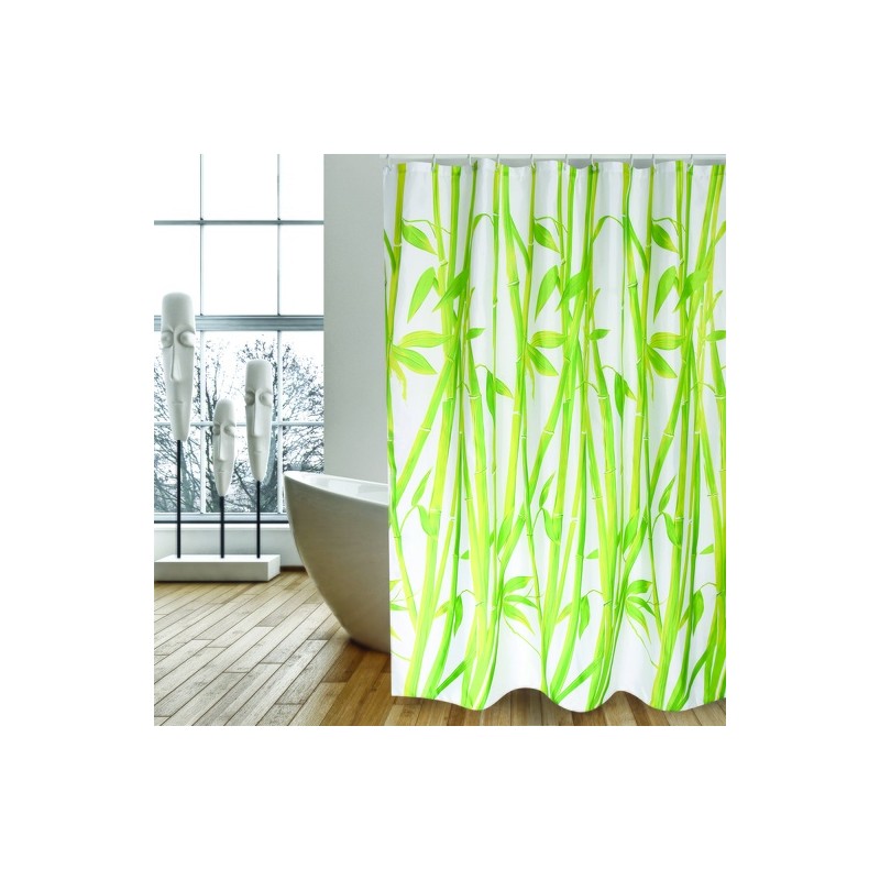 Cortina de baño bambu 100% polyester 180*200cm