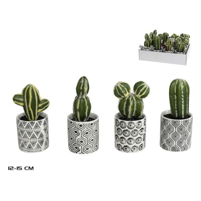 Maceta ceramica cactus surt 12-15 cm
