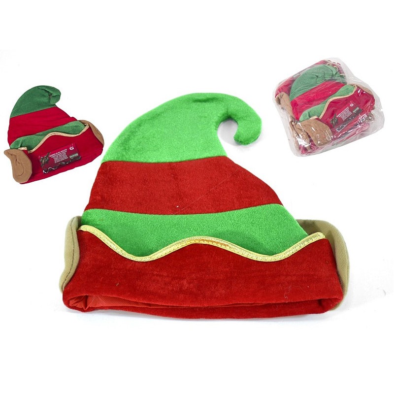 Gorro elfo adulto - 32x34.5cm