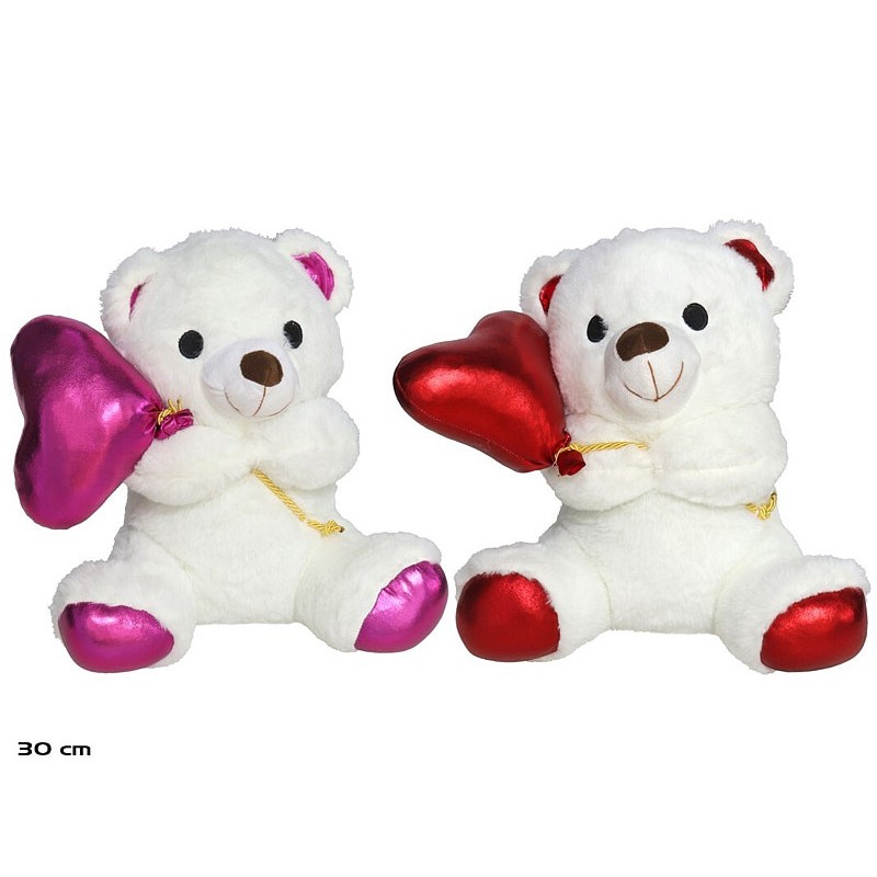 Osito corazon eli 2 srt 30 cm