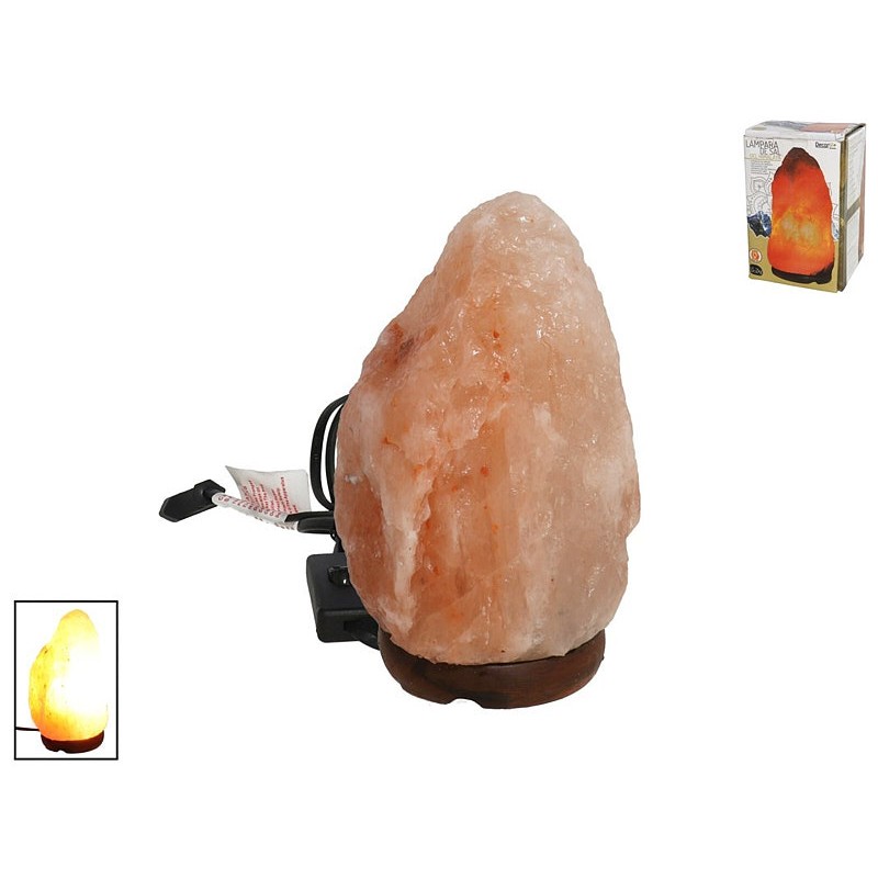 Lampara de sal natural rosa 1,5-2kg