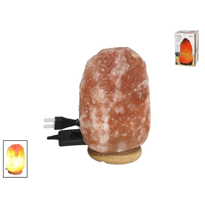 Lampara de sal natural rosa 2-3kg