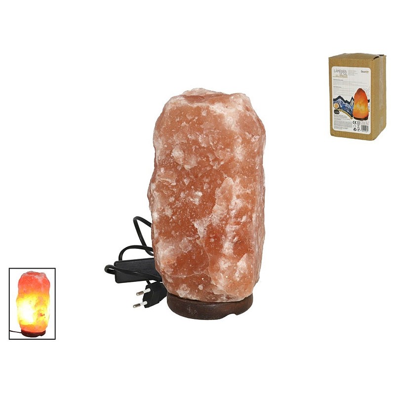 Lampara de sal natural rosa 3-5kg