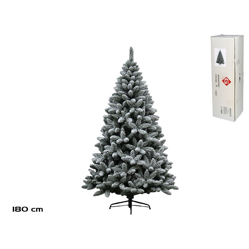 Arbol navidad nevado harry b/metal 180cm