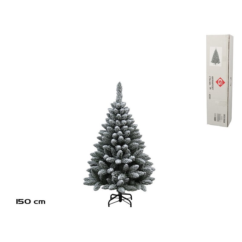 Arbol navidad nevado harry b/metal 150cm