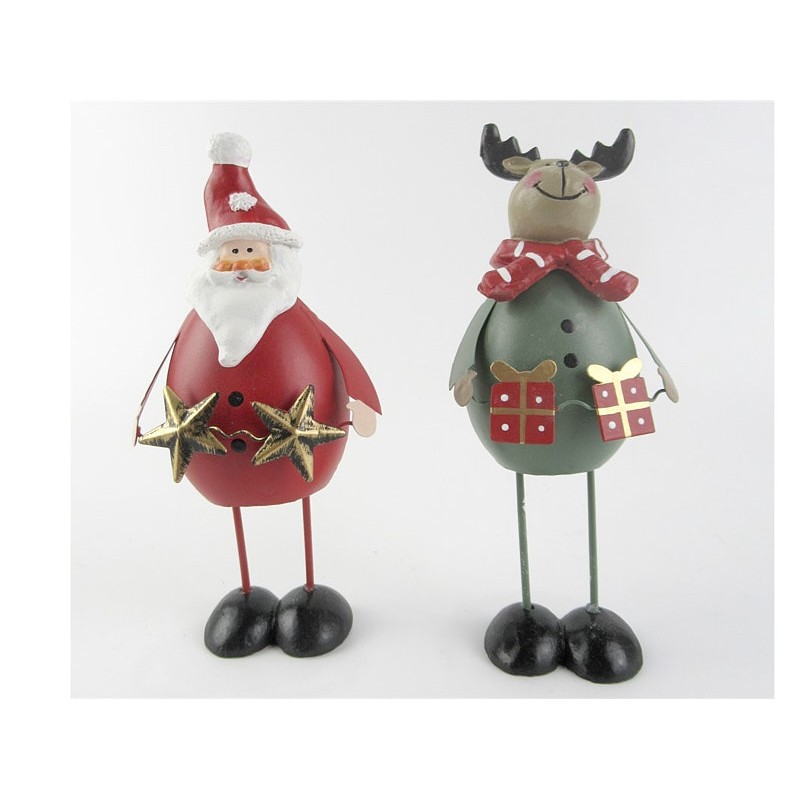 Figura navidad zapatones 16x7cm 2std