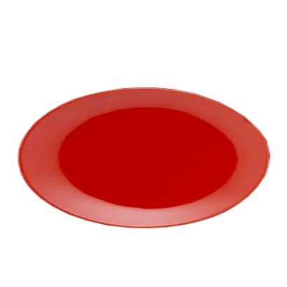 Fuente oval 30 cm rojo xmas