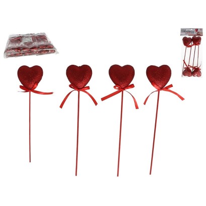 Stick corazon x4 love 6,5x2x25,5cm