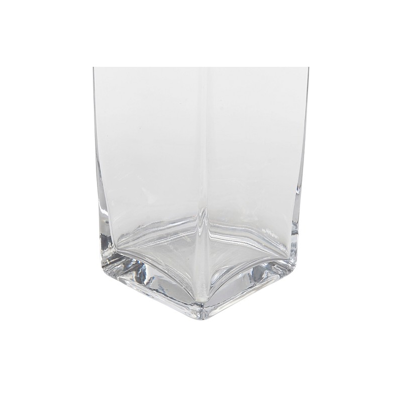 Jarrón cristal 10,5x10,5x40cm transparente